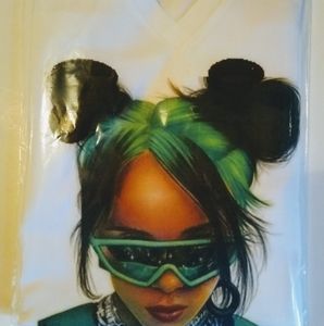 Women V Neck Billie Eilish T Shirt